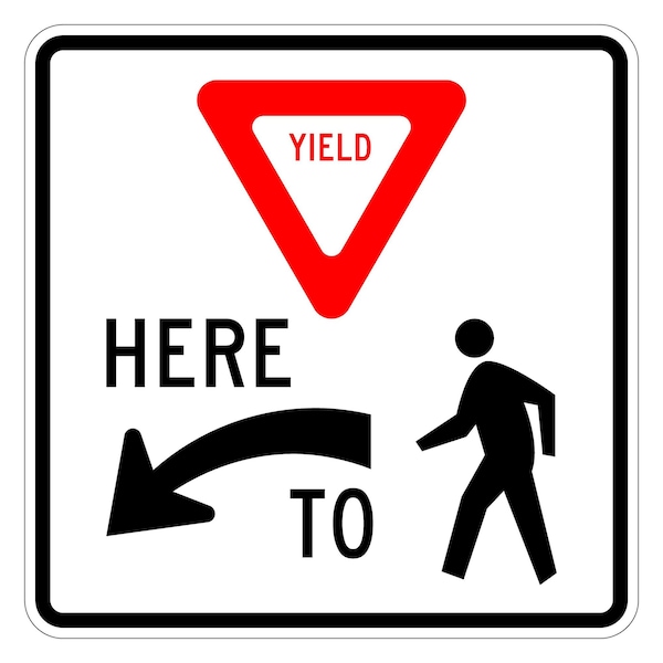 Sign Solutions Usa 18 in Height, 18 in Width, Aluminum, Square DUS08DWT1818R1-5L - main